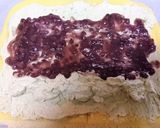 ＨＭで【お誕生日★小倉抹茶ロールケーキ】作り方20写真