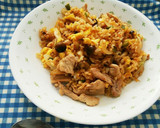 簡単★しょうが焼風炒飯★ひとりぶん作り方10写真
