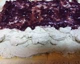 ＨＭで【お誕生日★小倉抹茶ロールケーキ】作り方21写真