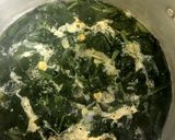 ほうれん草のかき玉スープ作り方3写真