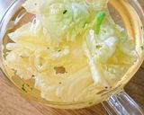 即席✨シャキシャキ白菜のスープ✨作り方1写真