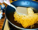 「ネギ焼きそば」作り方3写真
