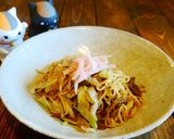 「ネギ焼きそば」作り方7写真