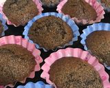 黒ゴマとココアのカップケーキ作り方4写真