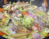 おいしい長崎風太麺皿うどん作り方6写真