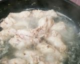 かぼちゃと手羽元のポン酢煮込み作り方1写真