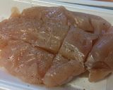 鶏むね肉の大葉チーズ味噌。作り方1写真