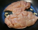 鶏むね肉の大葉チーズ味噌。作り方3写真
