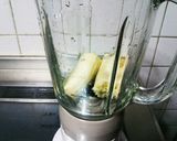 はちみつ入りヨーグルトバナナスムージー☆作り方1写真