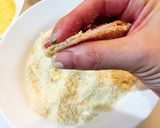 ポテサラを包んだハムカツ作り方8写真
