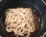 韓国のりをのせた、かけうどん！作り方1写真