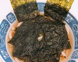 韓国のりをのせた、かけうどん！作り方2写真