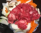 我が家の野菜たっぷりカサ増し牛丼作り方2写真