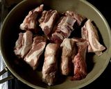 スペアリブのマーマレード煮作り方1写真
