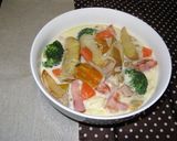 ヌードルメーカー♡クラムチャウダーうどん作り方24写真