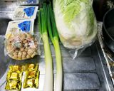 白菜と豆腐とウィンナーのチキンコンソメ煮作り方1写真