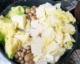 白菜と豆腐とウィンナーのチキンコンソメ煮作り方3写真