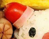 ゆきだるま の キャラ弁♡作り方3写真