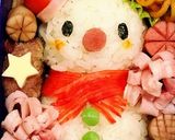 ゆきだるま の キャラ弁♡作り方5写真