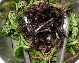 簡単で美容と減量効果ある春菊蕎麦サラダ作り方3写真