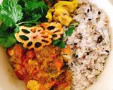 スペアリブの無水カレーで雑穀ボウル作り方11写真