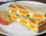 乳酸キャベツとツナのホットサンド作り方5写真