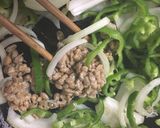 納豆とピーマンの和風炒め作り方3写真