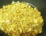 挽肉と玉ネギでドライカレー♪目玉焼き乗せ作り方4写真