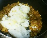 挽肉と玉ネギでドライカレー♪目玉焼き乗せ作り方5写真