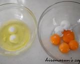 甘さひかえめ♡ダブルチョコシフォンサンド作り方1写真