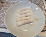 ウインナーの餃子皮巻き作り方1写真