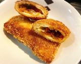残ったタコミートと食パンで、カレーパン風作り方12写真