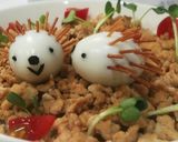 お弁当に☆簡単かわいい☆ハリネズミ作り方4写真
