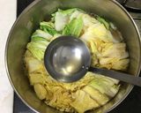 超簡単!白菜がすすむ鍋、あごだし、1人前作り方6写真