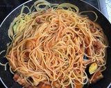 簡単 本格派 ナスとベーコンのトマトスパ作り方10写真