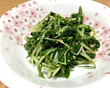 ゴマだれで手抜き☆水菜のごま和え作り方2写真