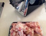 鶏むね肉5：もも肉5の肉団子作り方2写真