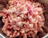 鶏むね肉5：もも肉5の肉団子作り方3写真
