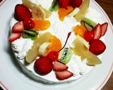 誕生日ケーキ　…フルーツいっぱい…作り方8写真