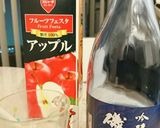 日本酒のカクテル アップルぽんしゅ作り方2写真