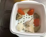 冷凍野菜使用!時短!簡単!お椀1杯分豚汁作り方5写真