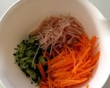子供も野菜モリモリ食べれる春雨サラダ作り方1写真