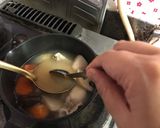 冷凍野菜使用!時短!簡単!お椀1杯分豚汁作り方17写真