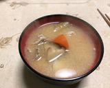冷凍野菜使用!時短!簡単!お椀1杯分豚汁作り方19写真