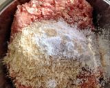 鶏むね肉5：もも肉5の肉団子作り方6写真