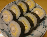 チーズ入りちくわと炒り卵の太巻き 恵方巻作り方14写真