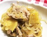 豚肉とたくあんのガーリック炒め作り方4写真
