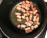 カブとベーコンの豆乳味噌スープ作り方2写真