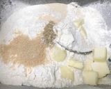 HB生地でハートのチョコシナモンロール作り方1写真
