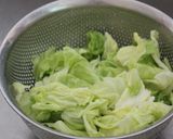 キャベツの梅おかか和え作り方1写真
